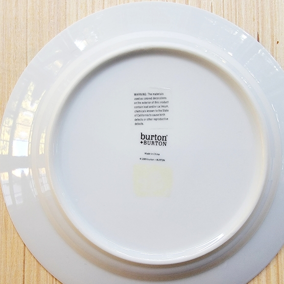 Burton Painted Art Wine Italian Collector Dessert Plate Dish Kitchen Wall Decor - Picture 3 of 5